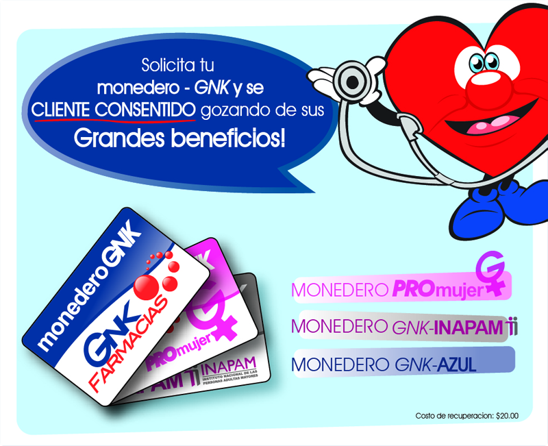 Monedero Electrónico - Servicios GNK Farmacias